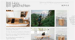Desktop Screenshot of holzgeschichten.com